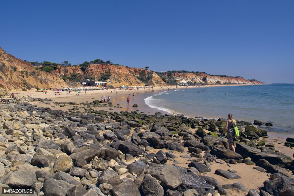 Praia da Falésia bei Ebbe