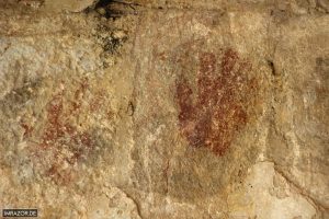 Uxmal - Maya Handabdruck