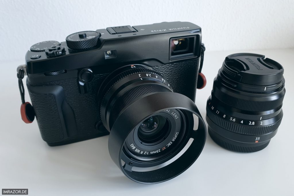 Fujifilm X-Pro 2 mit XF 23 mm F2R WR und XF 25mm F2 R WR