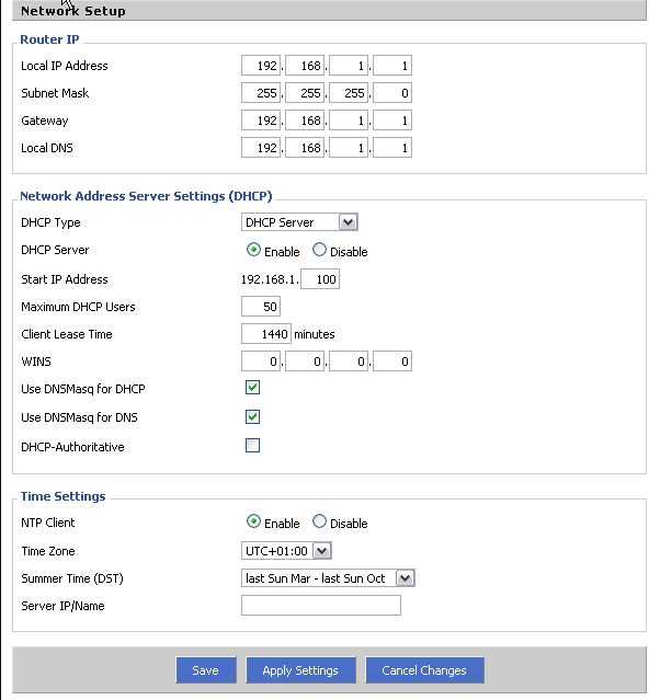 Network Setup