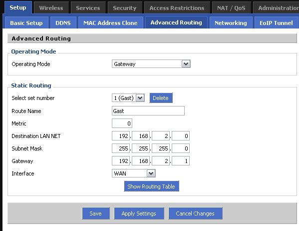 Advanced Routing