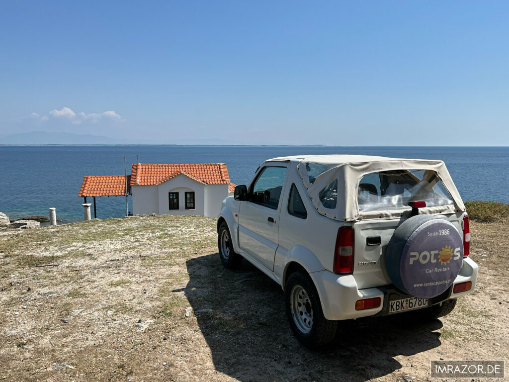 Suzuki Jimny von Potos Car Rentals - Idealer Begleiter auf Thassos