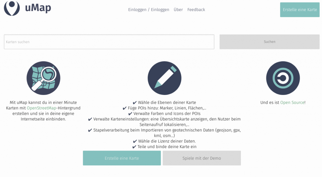 uMap: OSM Karten erstellen