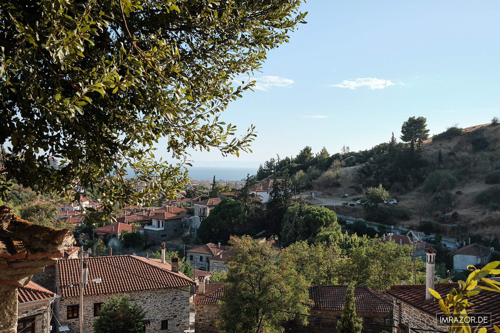 Altes Dorf Nikiti auf Sithonia mit Meerblick